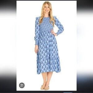 Duffield Lane Jane Smocked Dress